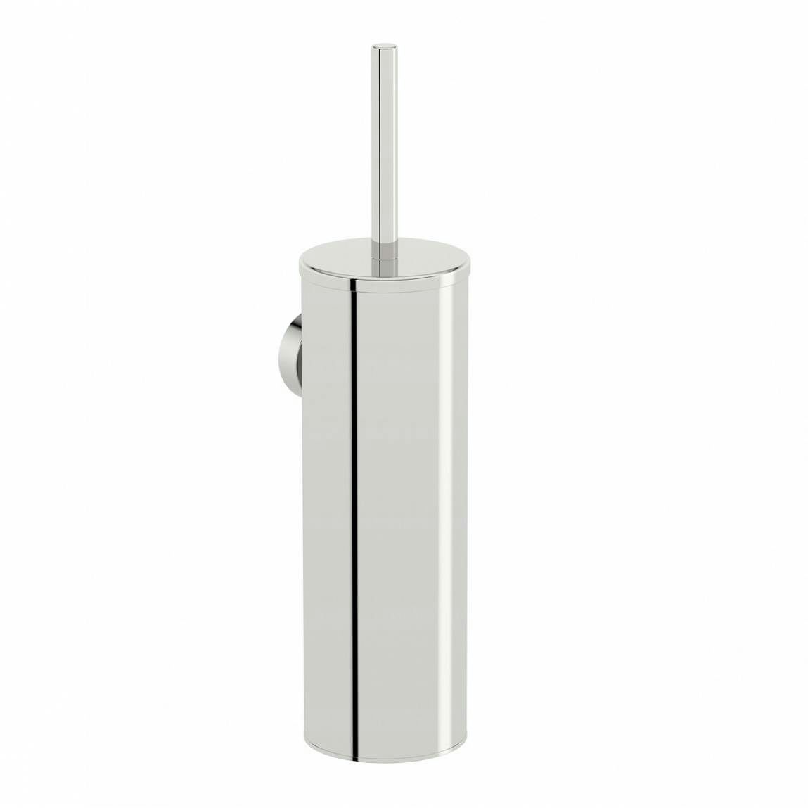 Options Wall Mounted Stainless Steel Toilet Brush Holder | VictoriaPlum.com